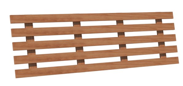19"x63-1/2" Side Backrest (5 Boards)