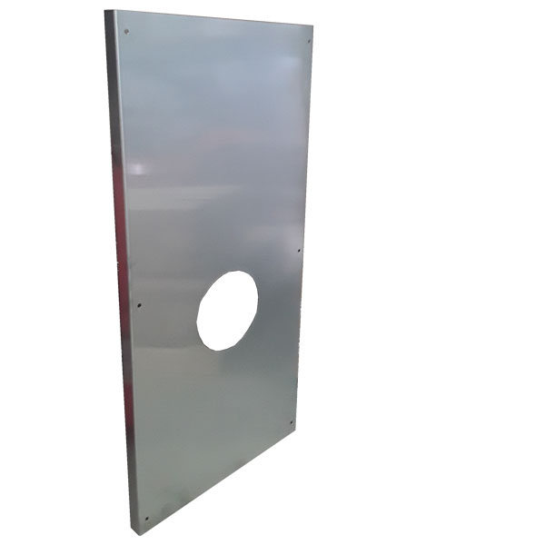 23"x42" Stainless Back Wall Plate with Hole