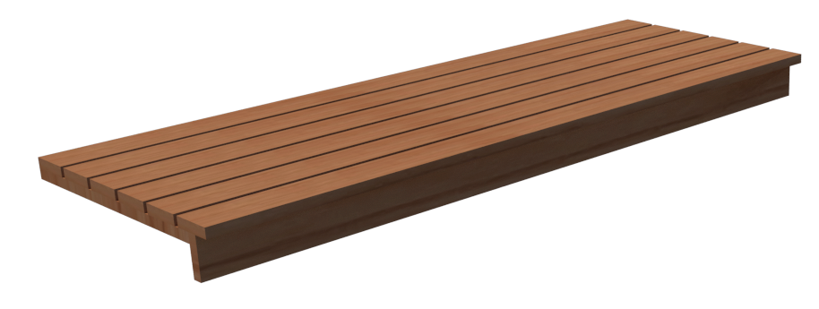 46-1/2" Standard Sauna Bench
