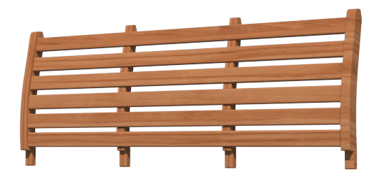 63-1/2"  (161cm) Signature Bench Backrest
