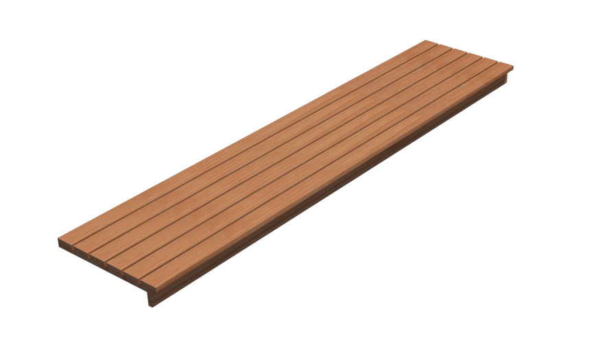 75-1/2" Standard Sauna Bench