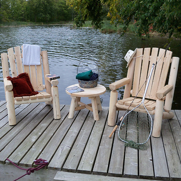 Adirondack Log Chair 3