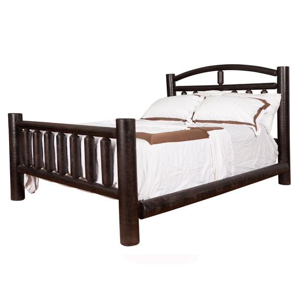 Country Sunrise Log Bed - Double