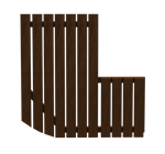 Enclosed Side Bench Support - LEFT