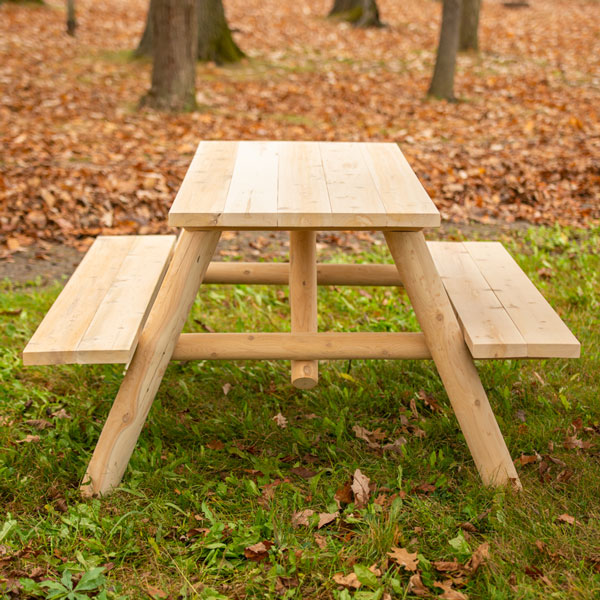 Log Picnic Table 6