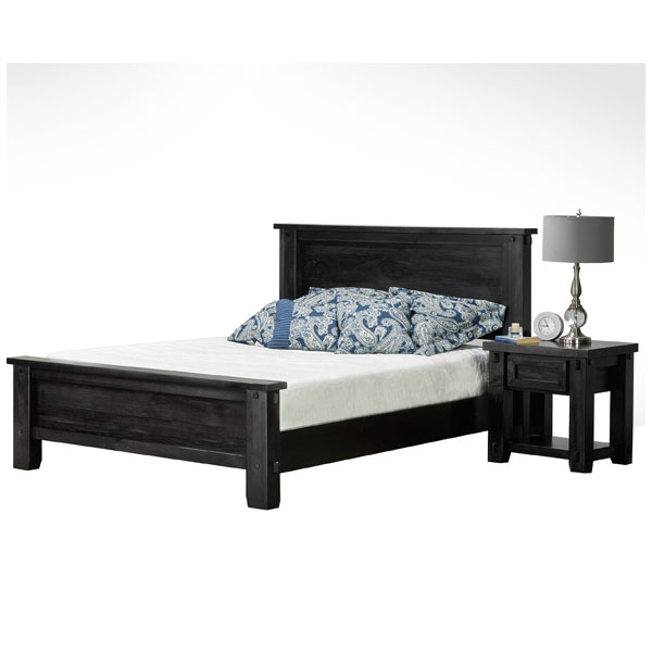 Low Profile Panel Bed - King