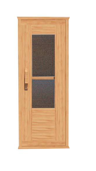 Luna Sauna Door with Frame - LEFT