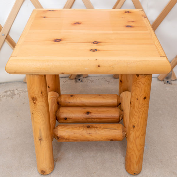 Mountain Lodge 20" Square End Table