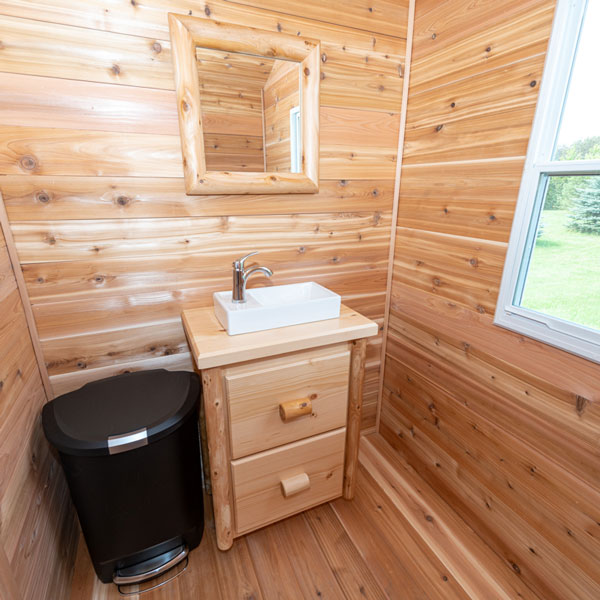 Rustic Cabin Washroom 7