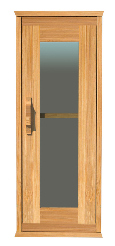 Standard Sauna Door with Frame & Hinges in Right