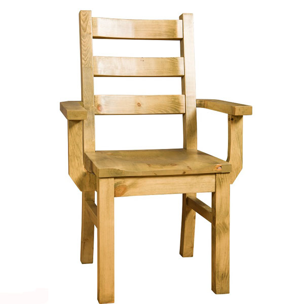 Timber Ladderback Arm Chair