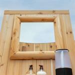 Wall Mount Mirror (20^ Square) - Clear Coat Finish