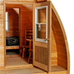 33-1/2^x71-1/4^  Glamping Structure Door with Opening Window