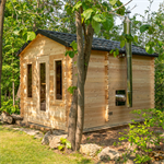 CT Georgian Cabin Sauna with Changeroom