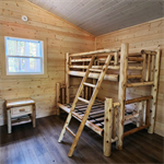Twin/Double Bunk Bed - WITH OPEN END ON LADDERS
